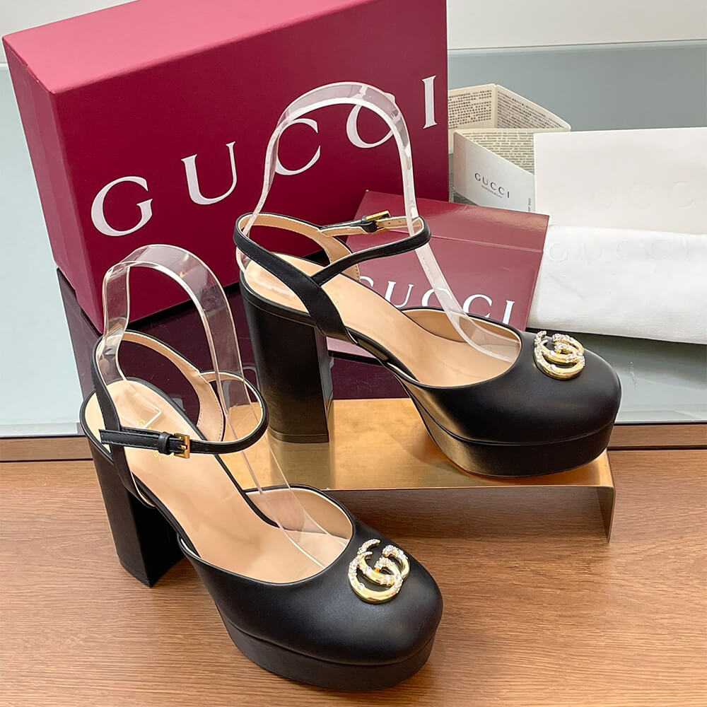 GUCCI Women s platform pump with Double G