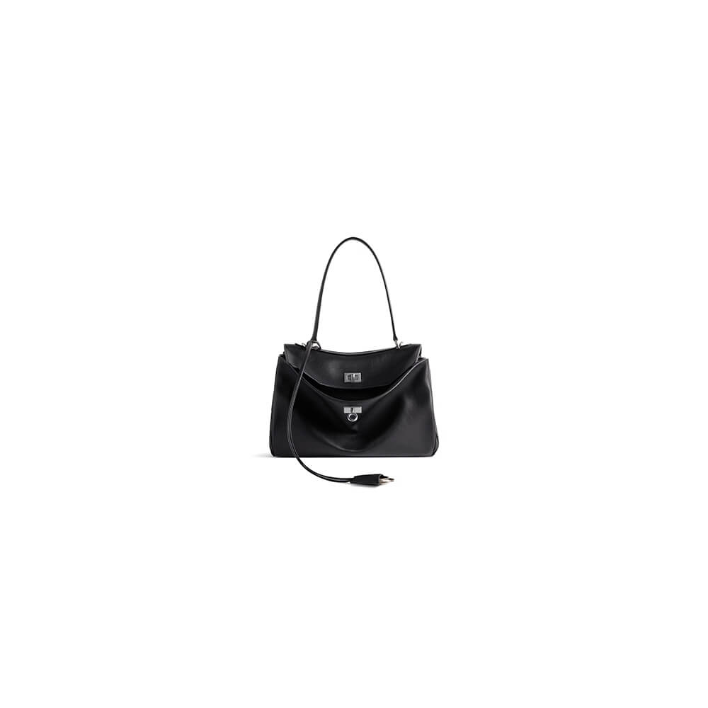 Balenciaga Women s Rodeo Small Handbag in Black(high-end grade)