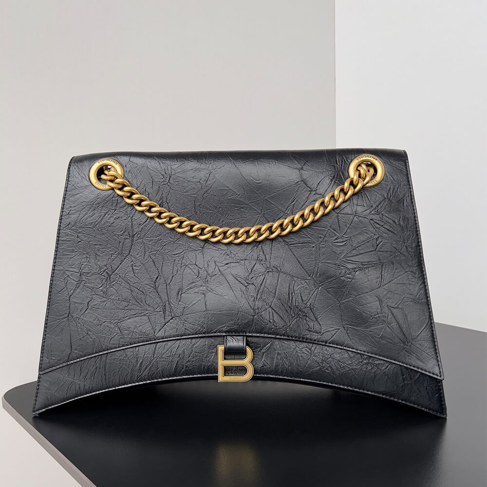 Balenciaga Women s Crush Chain Bag Large(HIGH-END GRADE)