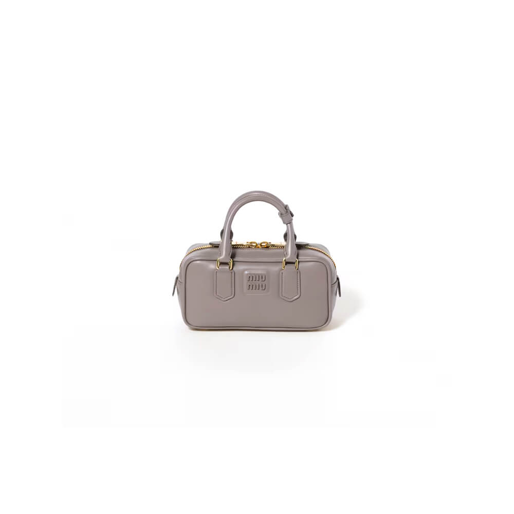MIUMIU Medium Arcadie Leather Bag(HIGH-END GRADE)